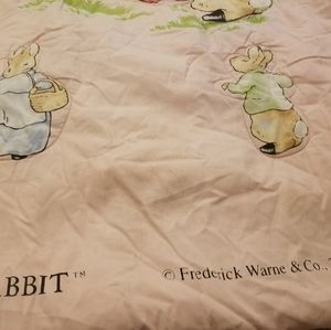 Peter Rabbit quilted fitted twin sheet.